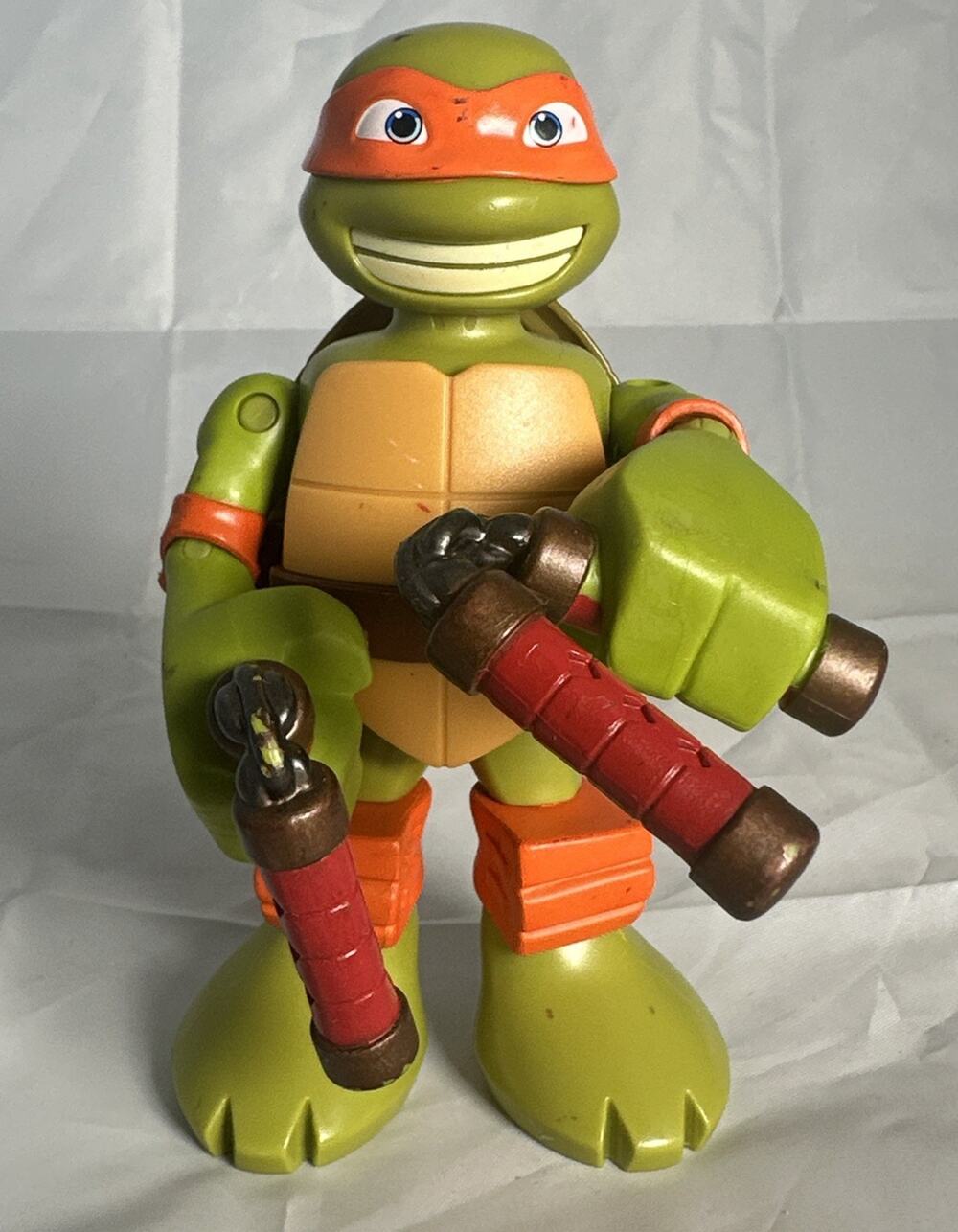 Teenage Mutant Ninja Turtles 6" Talking Raphael Figure 2015 Viacom Working